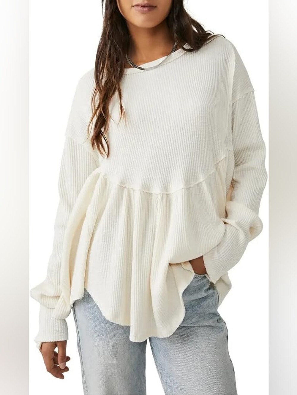 Free People We The Free Oh My Babydoll Top S